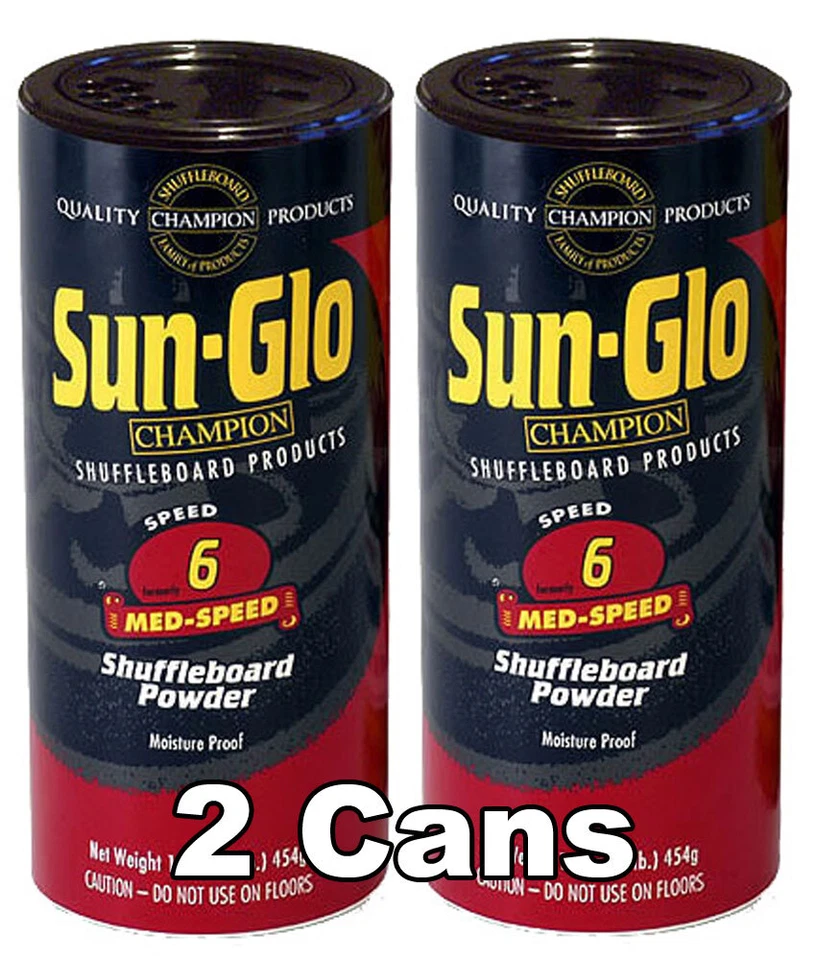 Sun-Glo Speed #6 Shuffleboard Wax - 2 Cans