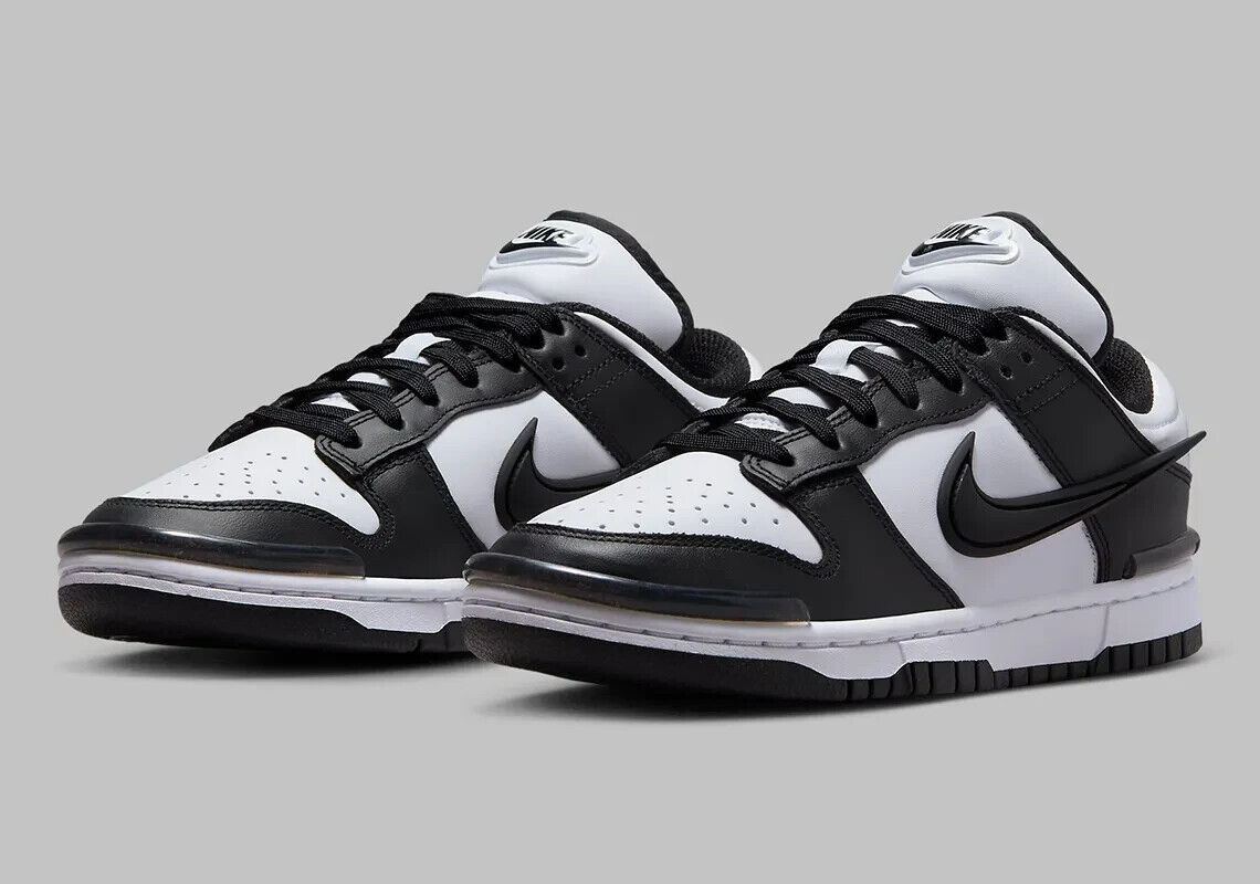Nike Dunk Low Twist Shoes 'Panda' Black White DZ2794-001 Nike Dunk Low Twist Shoes 'Panda' Black White DZ2794-001