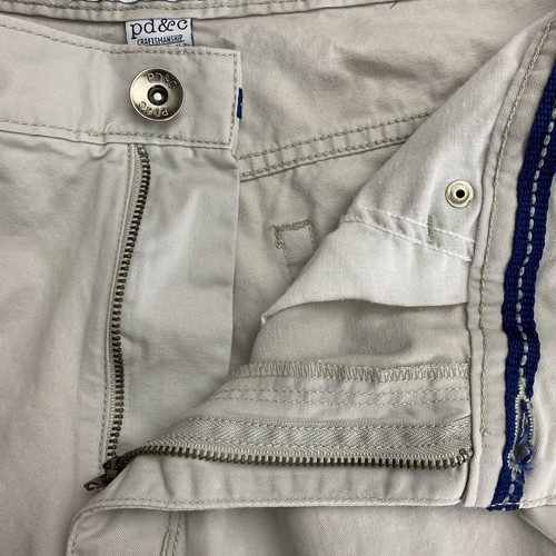 PD&C Pants Men's 38 Chinos Beige Outdoors Workwear Casual Comfortable 38x27 - Picture 12 of 12
