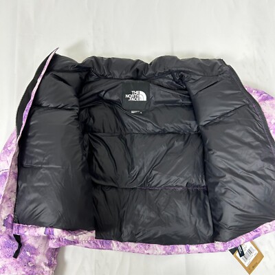 North Face Nuptse 700 Down Cropped Short Puffer Jacket Coat Women