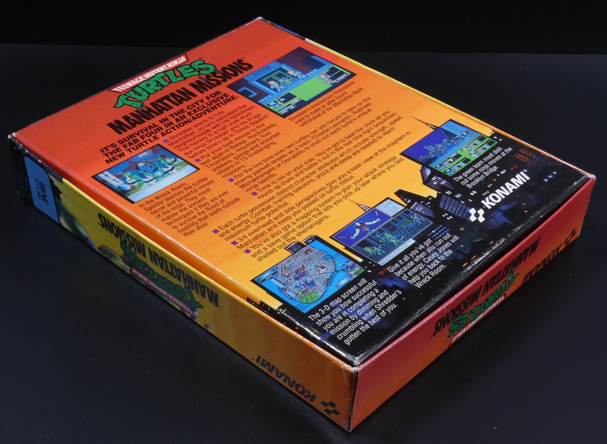 Teenage Mutant Ninja Turtles Manhattan Missions PC Game in Box