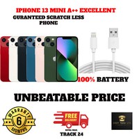Apple iPhone 13 Mini 5G 128GB/256GB PRISITNE A++ CONDITION 100% battery-UNLCOKED