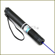 450nm Adjustable Focus Blue Laser Pointers Visible Beam Lights Flashlight 1mw