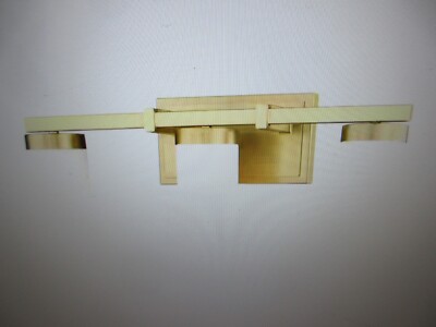 Z-Lite Danica 20.5 in. 3-Light Modern Gold Vanity-Light with White Glass Shade