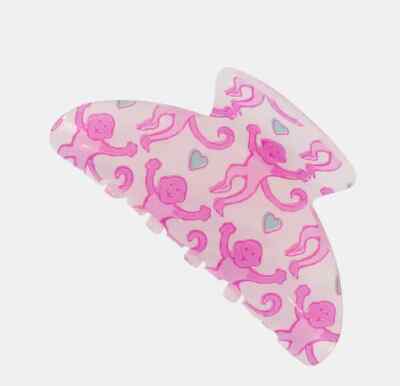 NEW Roller Rabbit Lovely Monkey Claw Clip Hair Bubblegum  display picture 1