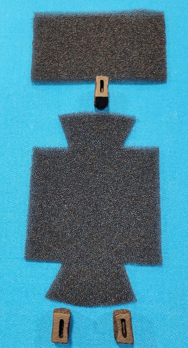 Shure 55 mic REBUILD KIT *USA* POP FILTERS BLACK - INTERNAL RUBBER