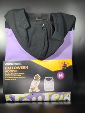 'Cute and Spooky' Dog Hoodie Halloween Costume Clothing Dress Up Medium New