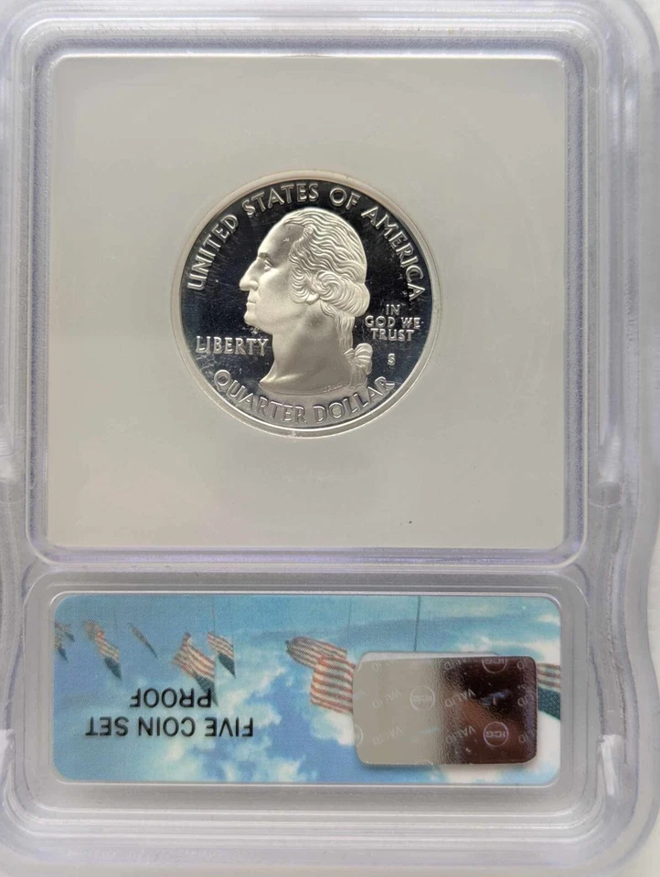 2006-S North Dakota Quarter ICG PR-70 DCAM Silver First Day of Issue #310 of 395 - Image 2 of 4