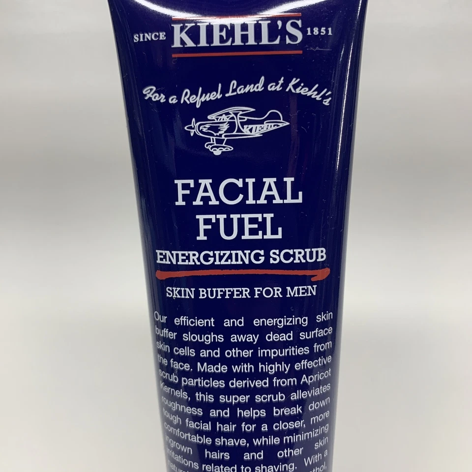 Kiehl's Facial Fuel Energizing Scrub Skin Buffer For Men - 5 fl oz BATCH 18U300 - Image 2 of 4