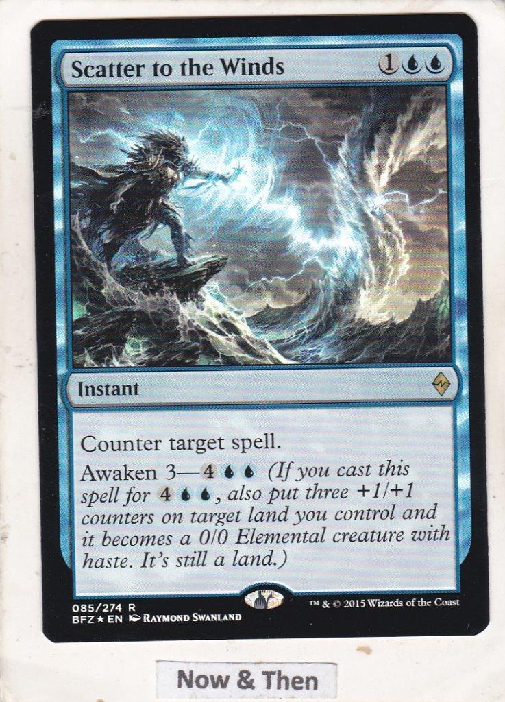 4x MTG Scatter To The Winds - Foil, NM-Mint, English Battle For