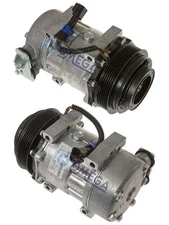 A/C AC Compressor Replaces: Sanden 4080 4377, Peterbilt F696003121, 168527