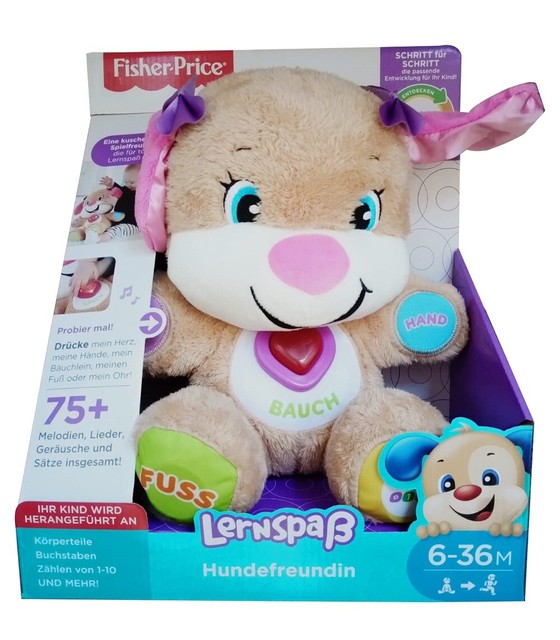 Fisher Price Lernspass Hundefreundin Stofftier Cgr43 Gunstig Kaufen Ebay