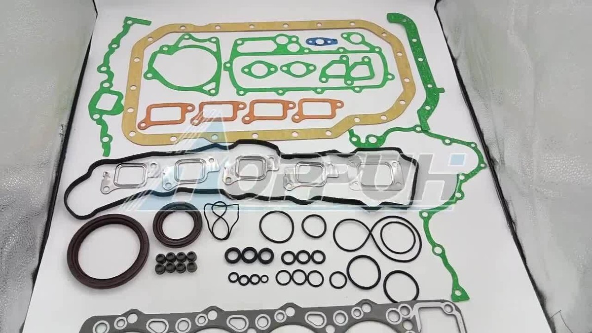 マユゲ 4M40 Overhaul Gasket set for Mitsubishi 4M40T engine rebuild