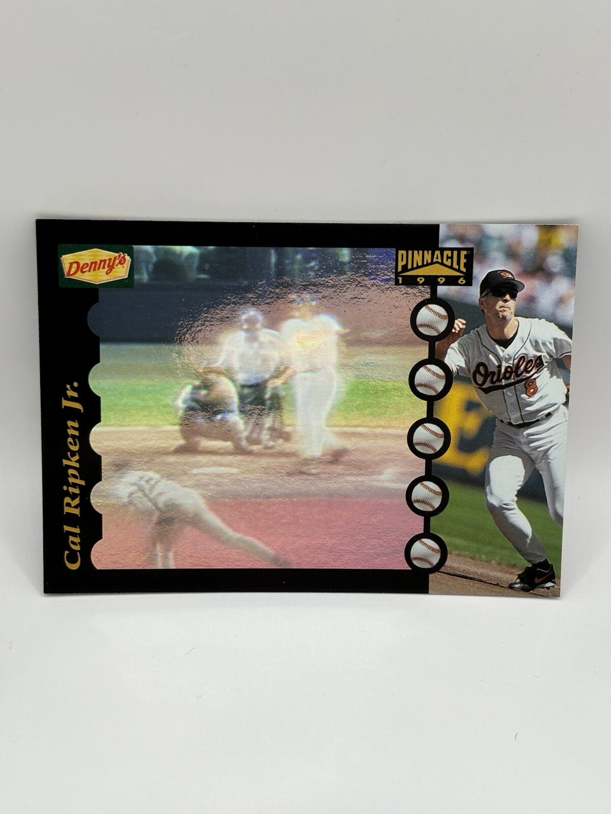 1996 Pinnacle Denny's Hologram Cal Ripken Jr  #2 Of 28 Baltimore Orioles QTY