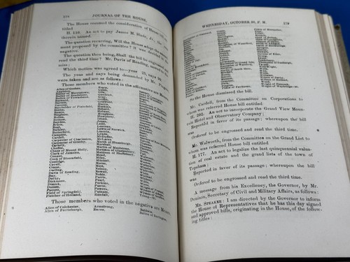 1872 Vermont House of Representives Journal ~ Vermont Political History! 647 pgs - Bild 14 von 24