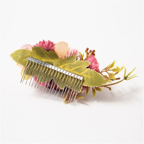 Flower Hair Combs For Women Bridal Hair Comb Wedding Hair Comb Floral Hair Comb - Picture 6 of 9