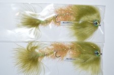rainy's mason's kingpin 2 lures flies flyfishing size 02 baitfish pattern olive