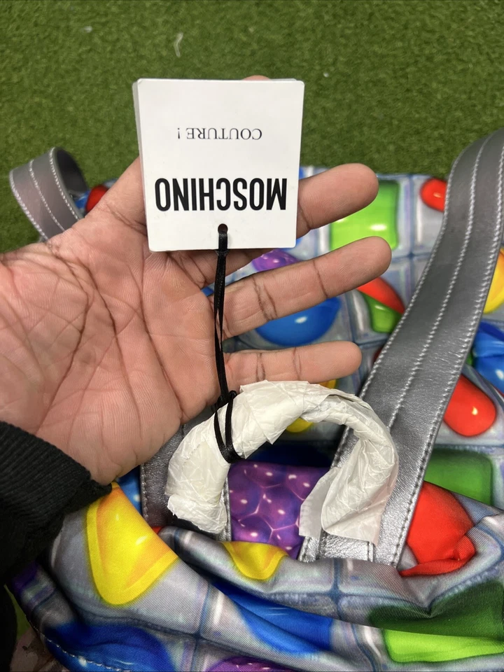 Mochila Moschino Candy Crush Rara y Coleccionable Jeremy Scott Auténtica Nueva Foto 4 de 4