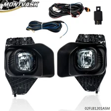 Bumper Smoke Fog Lights+Switch Fit For 11-16 Ford F250/F350/F450/F550 Super Duty
