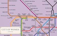 City of Women London Tube Wall Map (A2, 16.5 x 23.