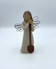 2002 Willow Tree Angel Of The Garden Figurine Shovel Demdaco Susan Lordi