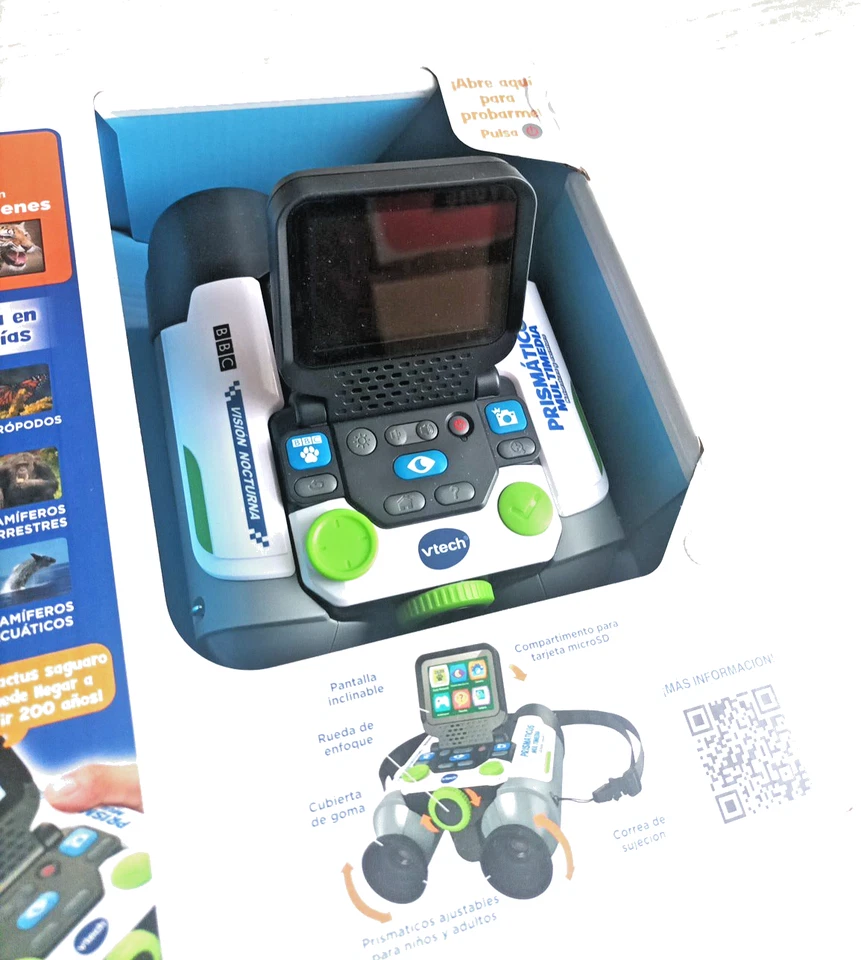 Vtech Interaktives Video-Fernglas Multimedia Camera Prismaticos Neu Selten Moder - Bild 3 von 4