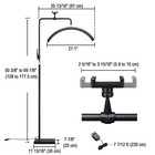 Byootique 28" Half Moon Light with Phone Holder Lash Lamp for Eyelash Extensions — photo 9