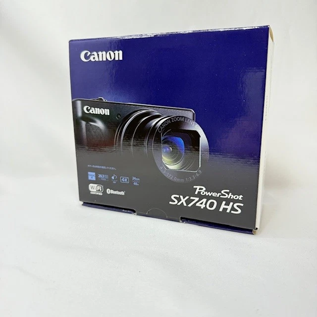 US Duty Paid Canon PowerShot SX740 HS Black 4K Point & Shoot Digital Camera - Image 2 of 4