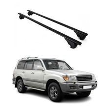 Dachträger Grundtäger für Toyota Land Cruiser Prado 1996-2002 75kg Schwarz 2x