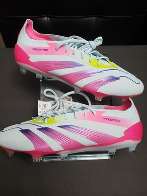 Adidas Predator Elite FG Light Blue/Pink Soccer Cleats Size Men's 10.5 IE3950