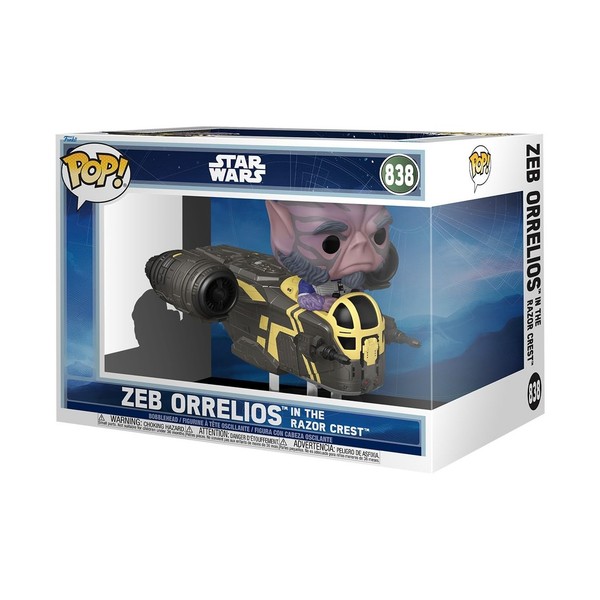 Funko Pop! Rides Deluxe: Star Wars: The Mandalorian And Grogu - Zeb Orrelios In-image