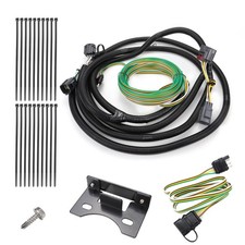 58903 Custom Fit 4 Way RV Towed Vehicle Wiring Trailer Harness Kit Compatible...