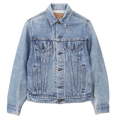CHROME HEARTS Jacket Denim Size34R Men x Levi's Jean CemeteryCross Light-Indigo