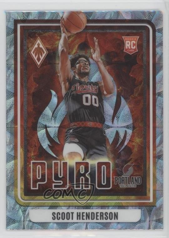 2023-24 Panini Phoenix Pyro International Scoot Henderson #12 10zi