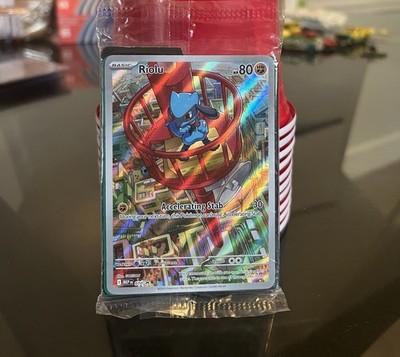 SEALED Riolu 010 Me: Mega Evolution Promo Holo Full Art Basic 80 HP English