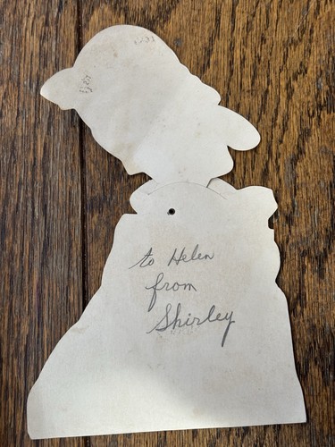 Vintage 1930s Mechanical Die-Cut Valentine Card - Moveable Arm - Made in USA - Bild 3 von 5