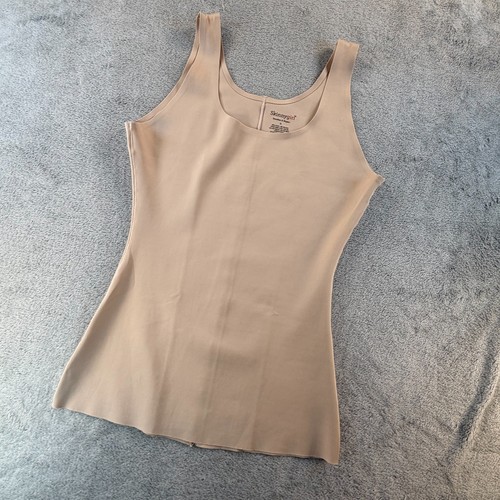 Skinnygirl Shapewear Tank Womens L Smoothing Shaper Nude Seamless