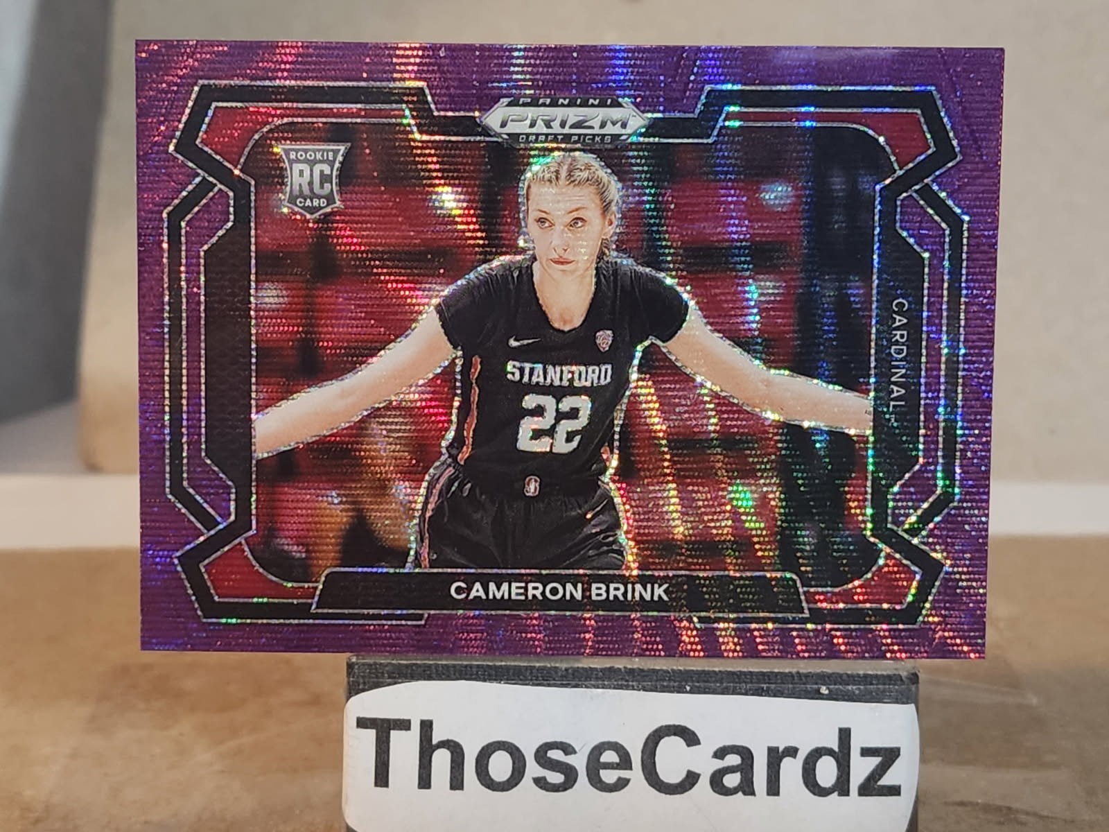 2024 Panini Prizm Draft Picks Purple Wave Prizm #89 Cameron Brink