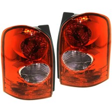 Set Of 2 Tail Light For 2002-2003 Mazda Mpv Es Lh Rh W Bulbs