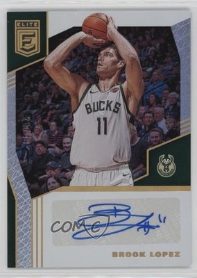 2019-20 Donruss Elite Signatures /49 Brook Lopez #ES-BLP Auto r9d