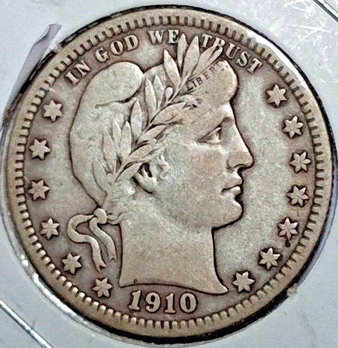1910-P Barber Quarter — photo from the most recent tracked eBay sale