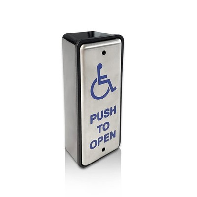 Olideauto Handicapped Push Button for Automatic Door Opener,Single Narrow Wired