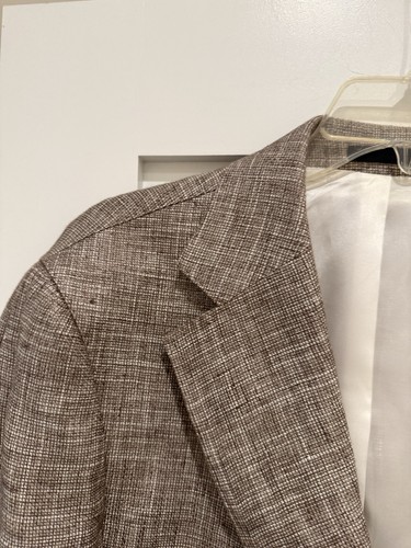 SuitSupply Havana Sportcoat - 100% Linen 40S 40 Short Blazer Suit Jacket 25 50 S - Picture 7 of 7