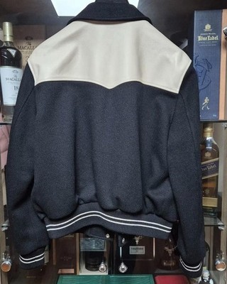 Celine Hedi Slimane Western Teddy Varsity Jacket | eBay