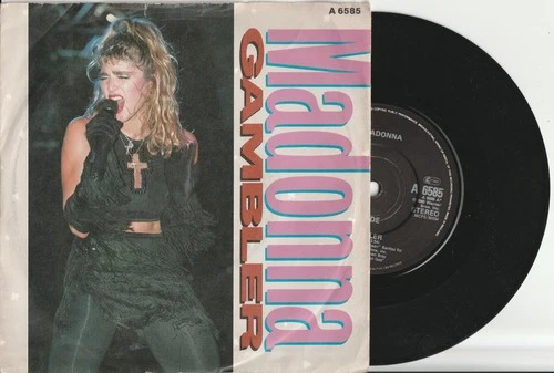 7" - Madonna - Gambler - Geffen - A 6585