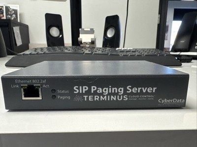 Cyber Data Data SIP Paging Server 011146G Factory Reset No Power Supply