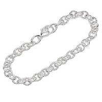 Armband 925 Sterling Silber 22Cm Ankerkette Glatt Unisex Designer Armbandkette