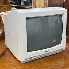 Philips CM8833 Computer CRT Monitor -Retro Gaming Amiga Commodore Atari AS IS
