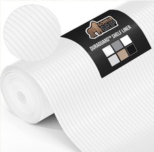 Gorilla Grip Drawer Shelf and Cabinet Liner White 12 In X 20 Ft