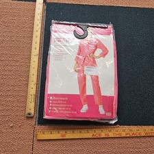 Barbie The Movie Pink Power Jumpsuit Headband Adult Costume XL 16-18 New 3c